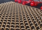 Gorden Tirai Wire Mesh Dekoratif Fleksibel 2mm Untuk Dekorasi Hotel